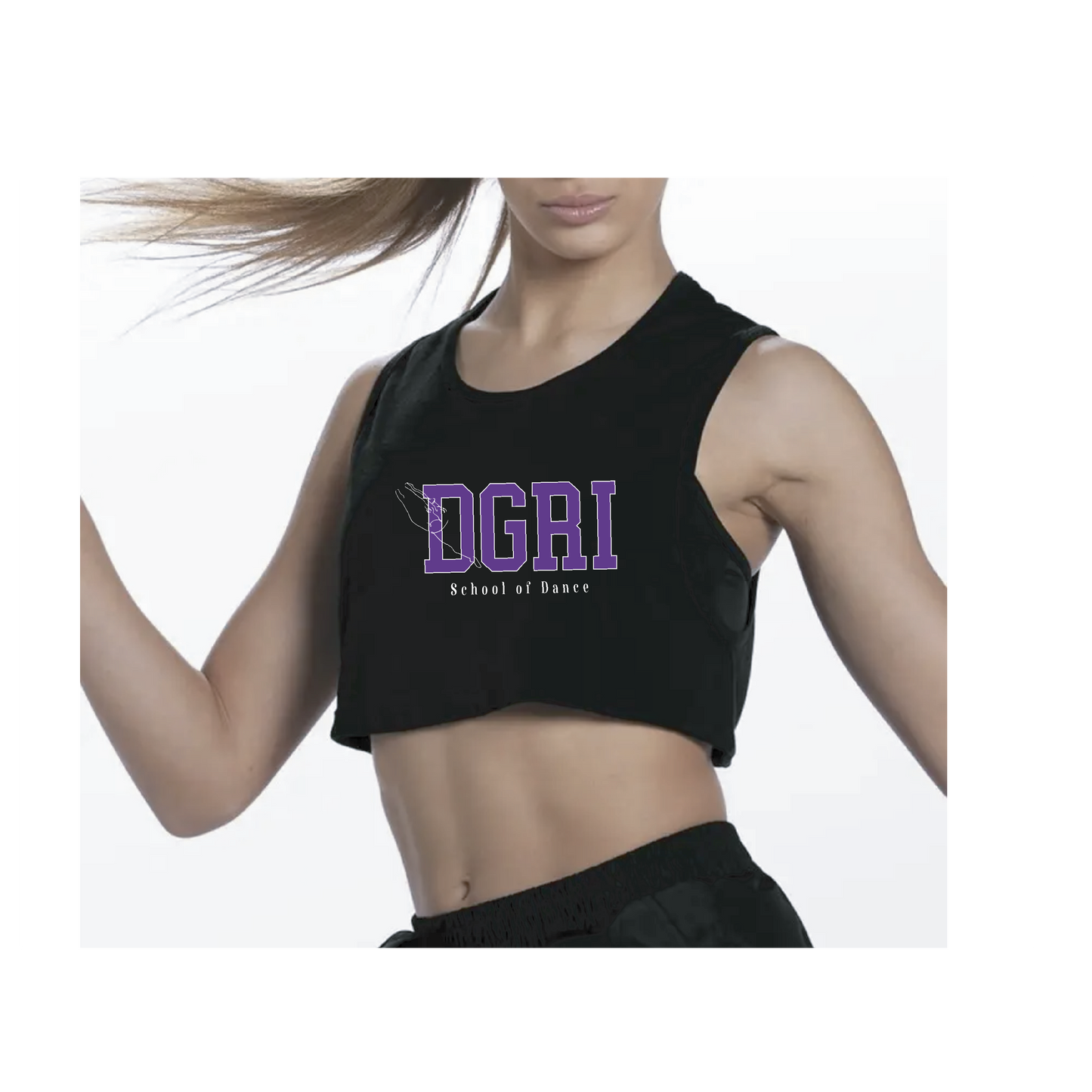 DGRI Weissman Boxy Sleeveless Crop Top (Flowy)