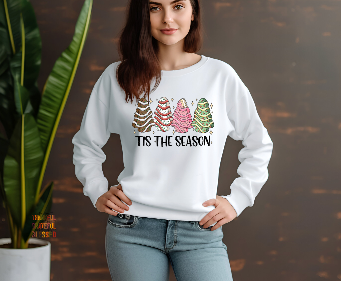 Nostalgic Tis the Season Christmas Trees Cake Shirt