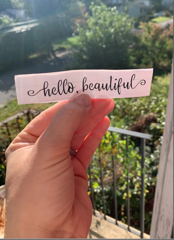 Rear View Mirror Decals