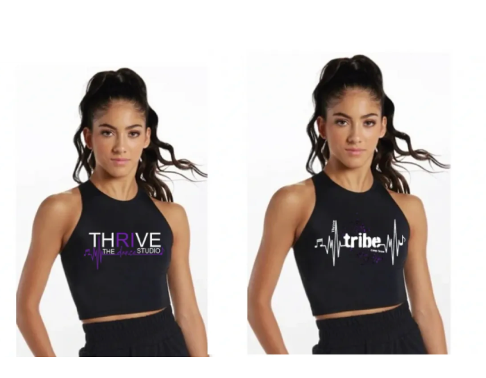 Thrive- Weismann*- Cropped Racerback Tank