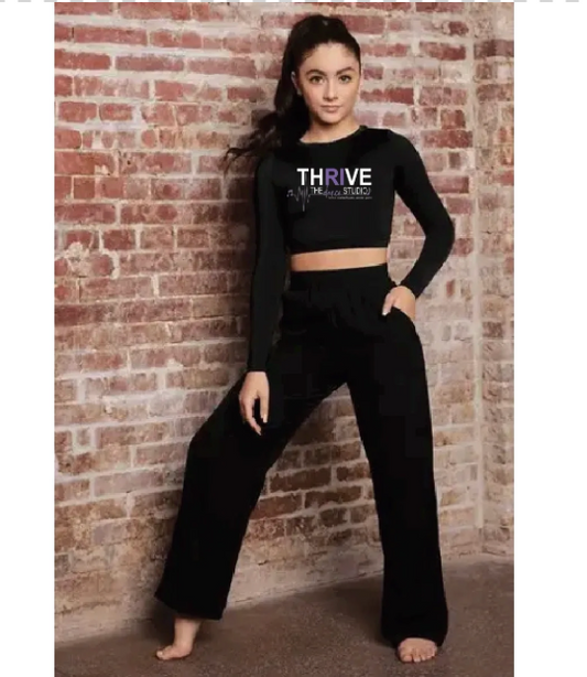 Thrive- Weissman Long Sleeve Crop Top*