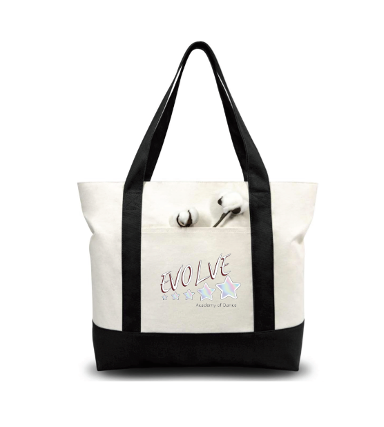 Evolve Two Tone Canvas Tote
