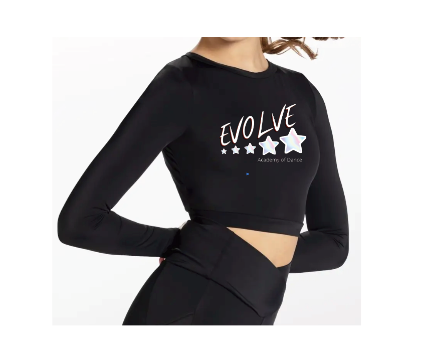 Evolve- Weissman Long Sleeve Crop Top*