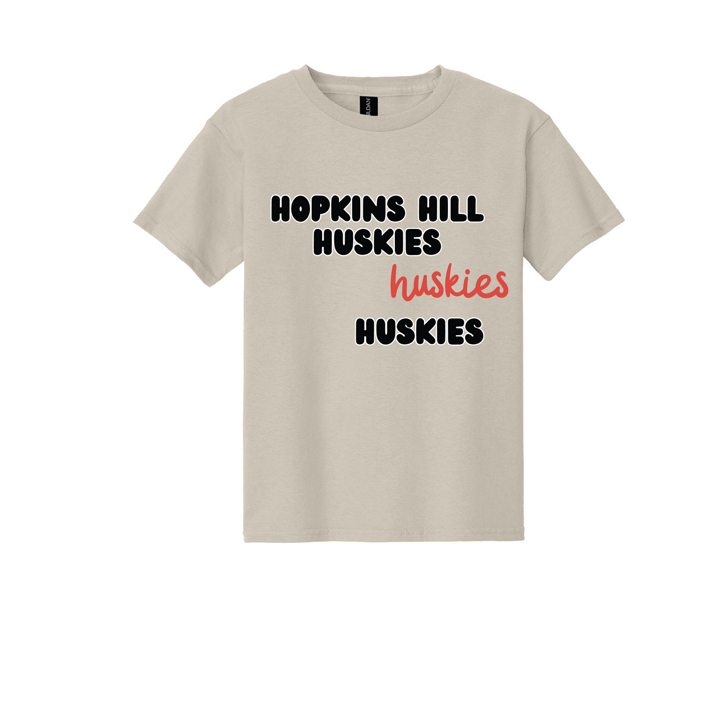 Hopkins Hill Tshirt (huskies, huskies,huskies)