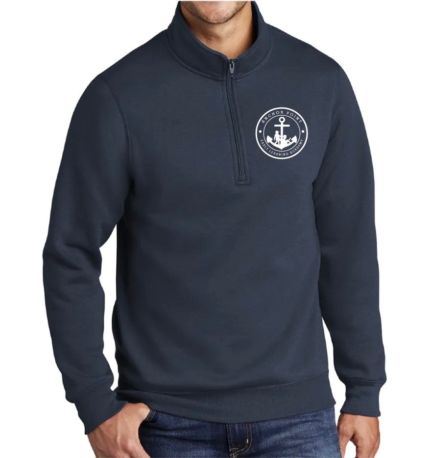 AnchorPoint - 1/4-Zip Pullover Sweatshirt with Embroidered Logo