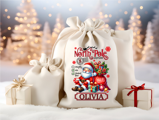 Customizable Santa Sack