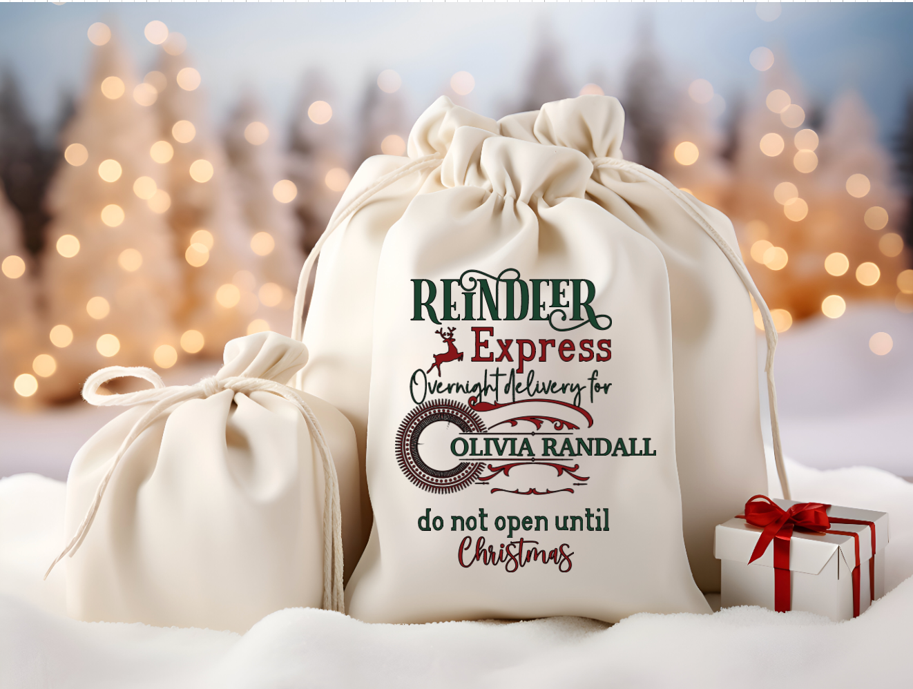 Customizable Santa Sack