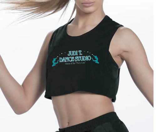 Judi T. Boxy Sleeveless Crop Top
