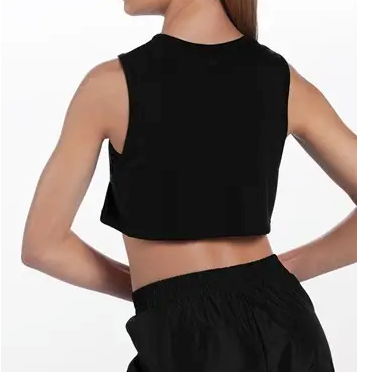 Thrive Weissman Boxy Sleeveless Flowy Crop Top