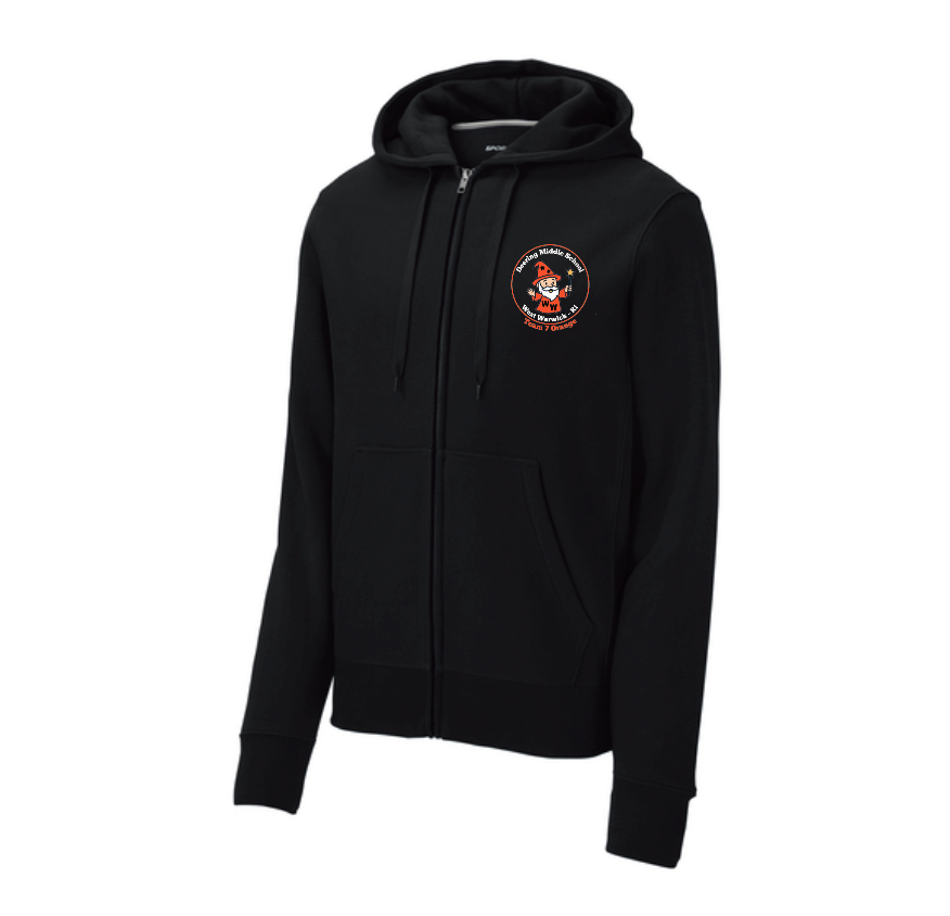DMS- Full Zip Heavyweight with embroidered logo