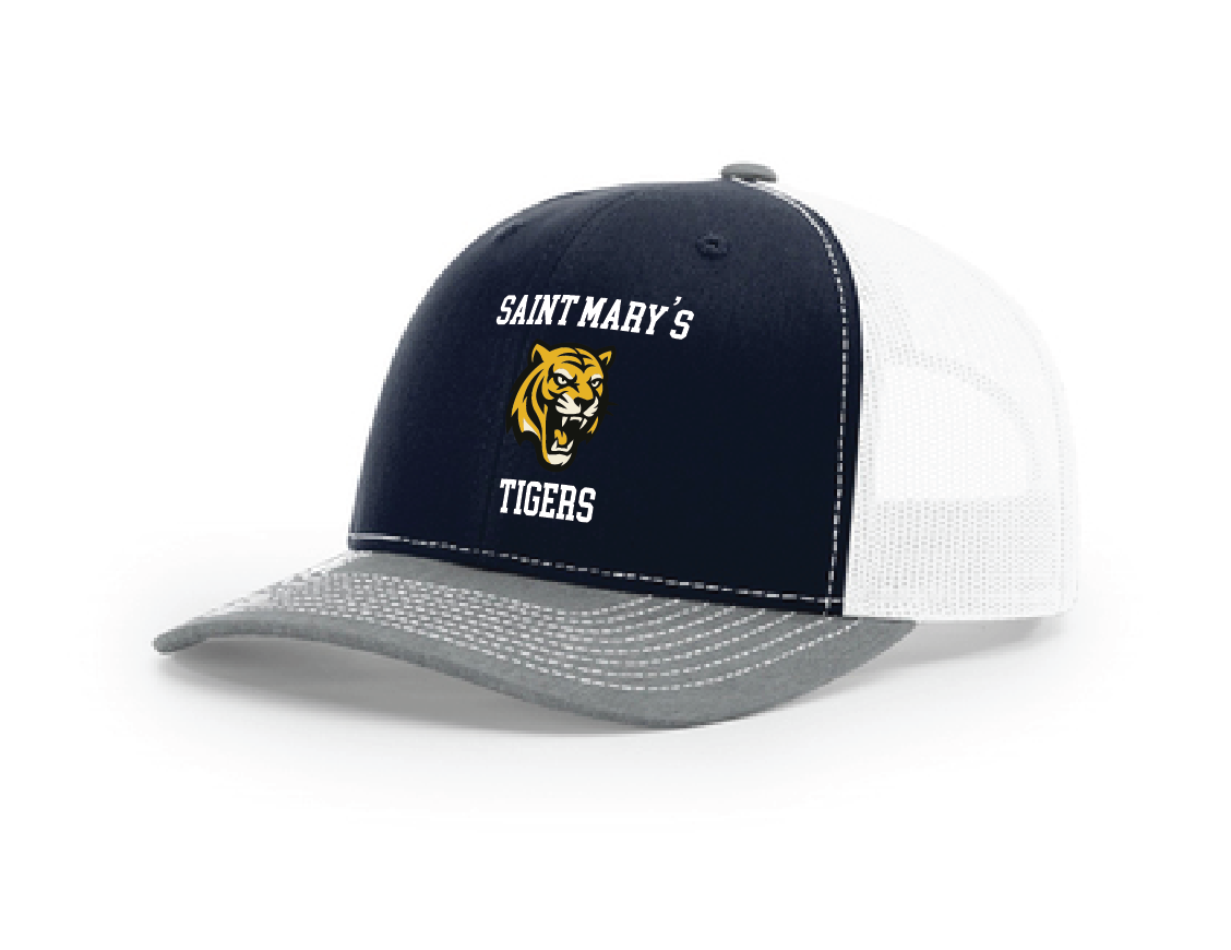 Saint Mary's Richardson Trucker Cap (Navy/White/Grey)