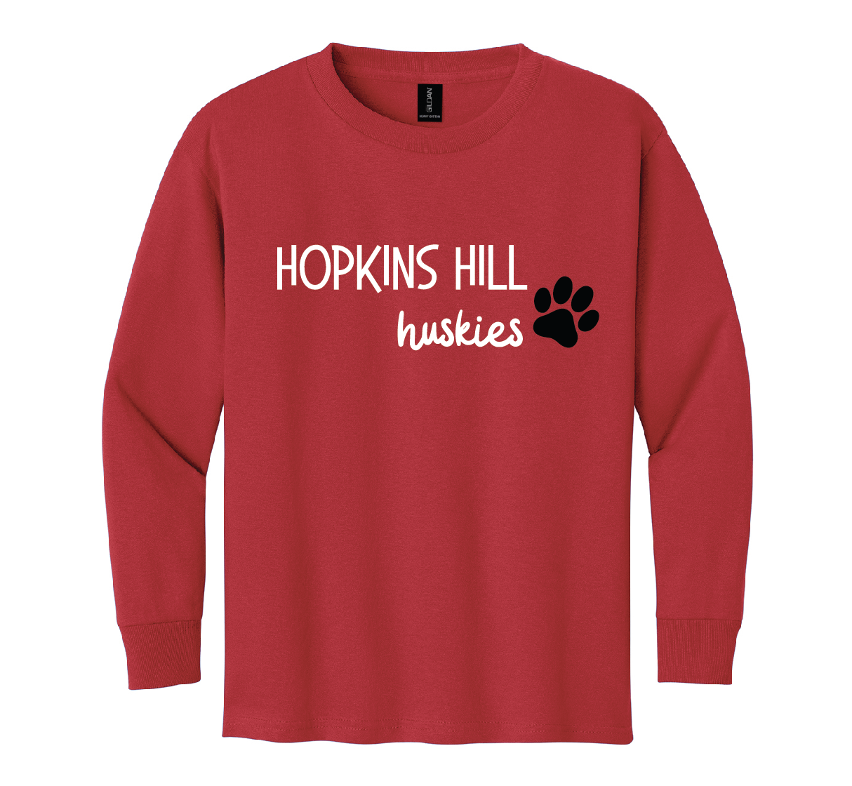 Hopkins Hill Long Sleeve T-shirt (small paw)
