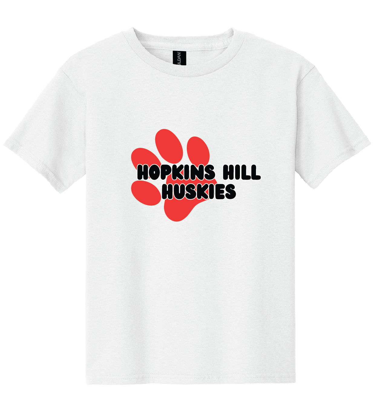 Hopkins Hill Tshirt (Huskies paw)