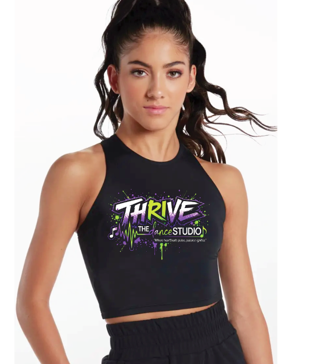Thrive- Weismann*- Cropped Racerback Tank