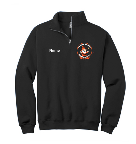 DMS- Quarter Zip with embroidered logo